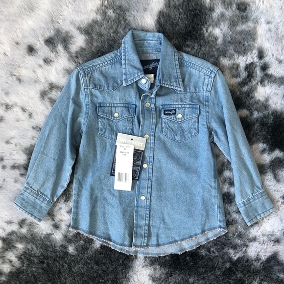 Wrangler Other - NWT Wrangler 2T western Jean shirt